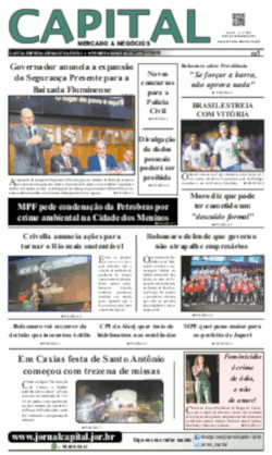 Capa da edição 365 do Jornal Capital