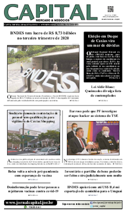 Capa da edição 399 do Jornal Capital