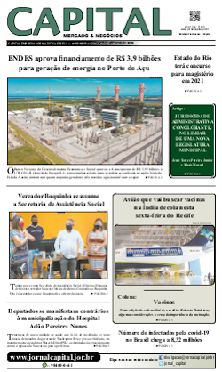 Capa da edição 403 do Jornal Capital