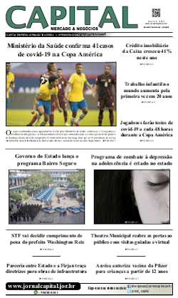 Capa da edição 413 do Jornal Capital