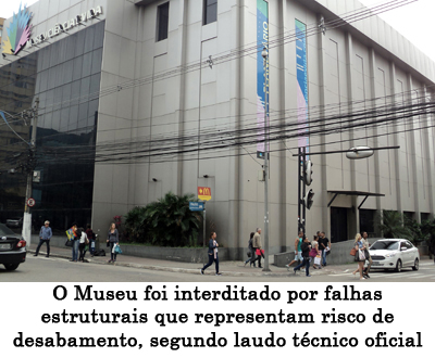 Interditado Museu Ciência e Josué Cardoso