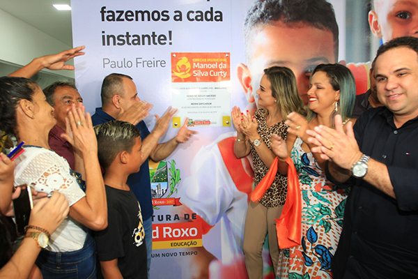 Prefeitura inaugura creche em Santa Teresa 2 CRECHE SANTA TEREZA Waguinho e Daniela inauguram crche 15022019