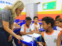 Daniela do Waguinho visita obras de escola e creche em Belford Roxo 1 DANIELA DO WAGUINHO NA E.M ALEJANDRO 28032019