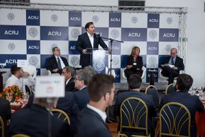 Presidentes da Alerj e da Câmara Federal Julia Passos