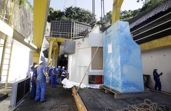 Cedae inicia instalação de motor na Elevatória do Lameirão 4 Rafael Campos RJ