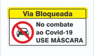 Crivella determina interdição de dez ruas com agências Placa