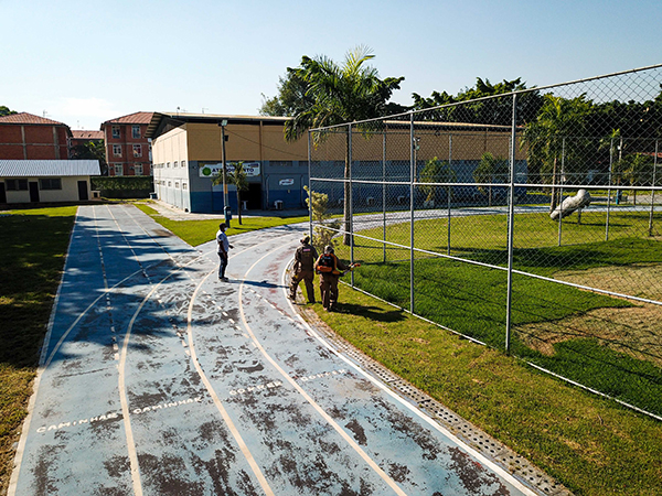 Vila Olímpica de Mesquita: pista reaberta na última segunda