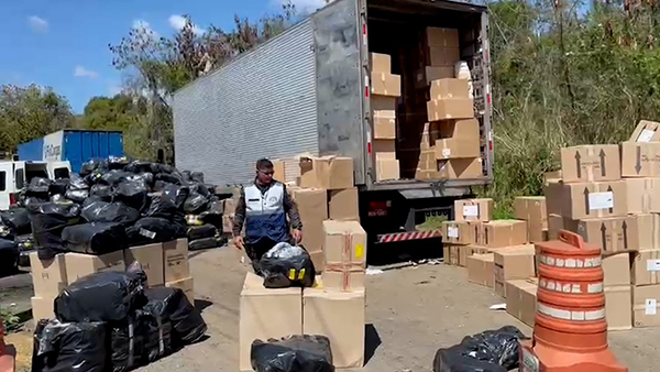 Operação Foco apreende mais de cinco toneladas de mercadorias piratas