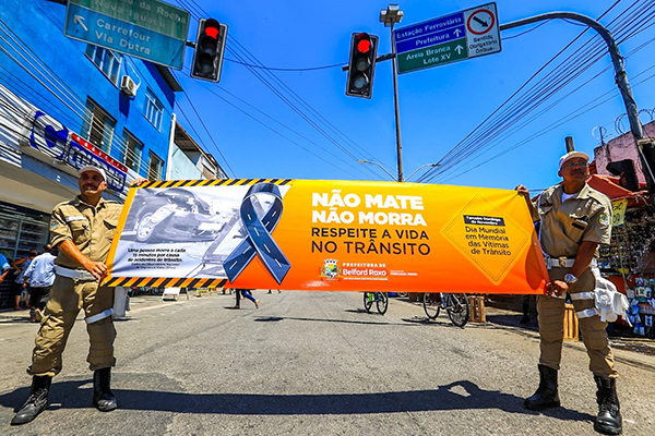 Foto: Banco de Imagens Mobilidade Urbana de Belford Roxo conscientiza pedestres e condutores sobre os cuidados no trânsito