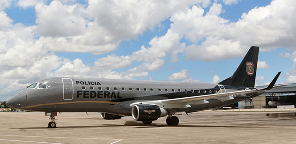 Polícia Federal recebe jato E175 da Embraer