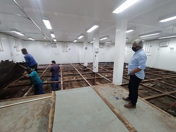 Foto: Banco de Imagens Prefeito Dr. João visita obras da UPA de Jardim Íris