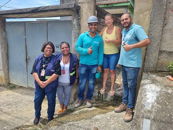 Instalação de registro melhora abastecimento na Comunidade do Castelar, em Belford Roxo