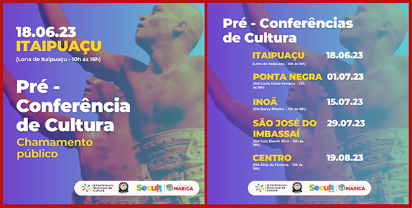 Maricá promove 5ª Conferência de Cultura na cidade