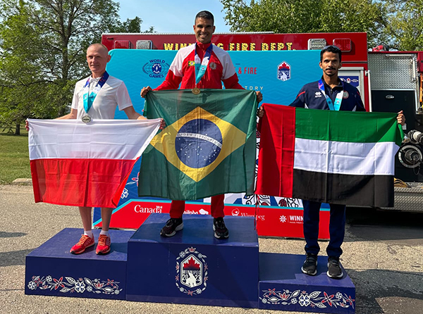 Bombeiro do Rio é bicampeão da Meia Maratona dos Jogos Mundiais de Policiais e Bombeiros