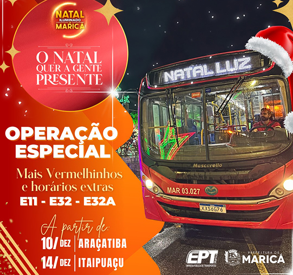 EPT disponibiliza ônibus extras a partir deste domingo (10/12)