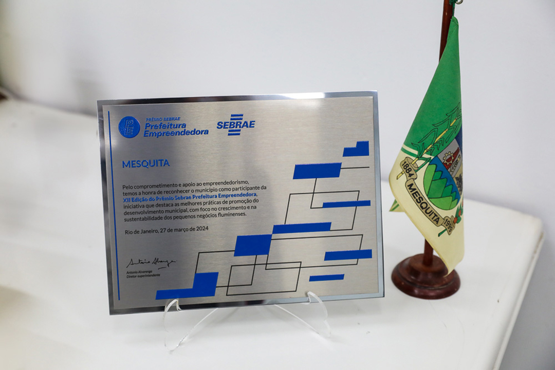 Foto: Banco de Imagens Mesquita recebe reconhecimento do SEBRAE sobre empreendedorismo