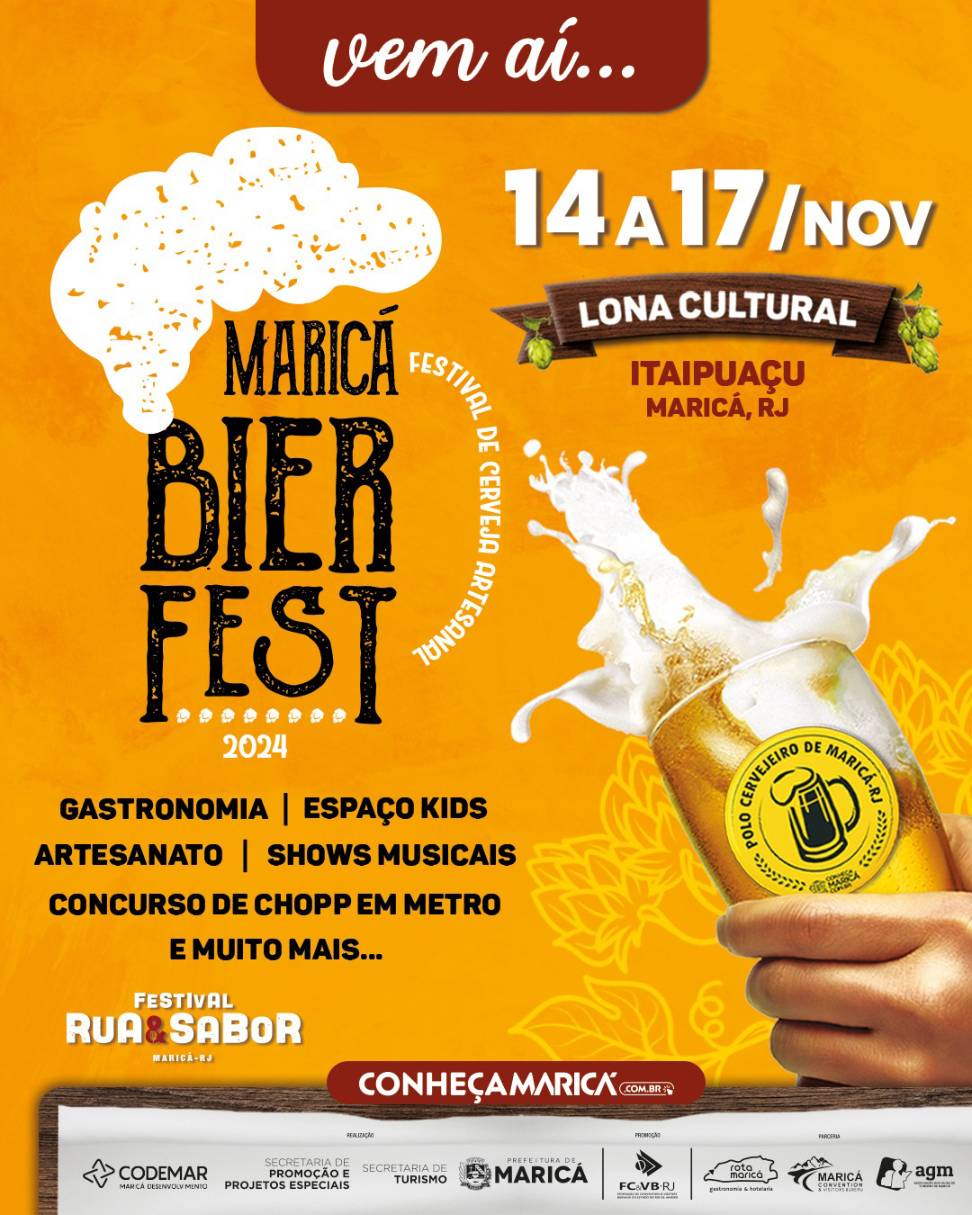 Foto: Banco de Imagens Quarta edição do Maricá Bier Fest começa nesta quinta-feira (14/11)