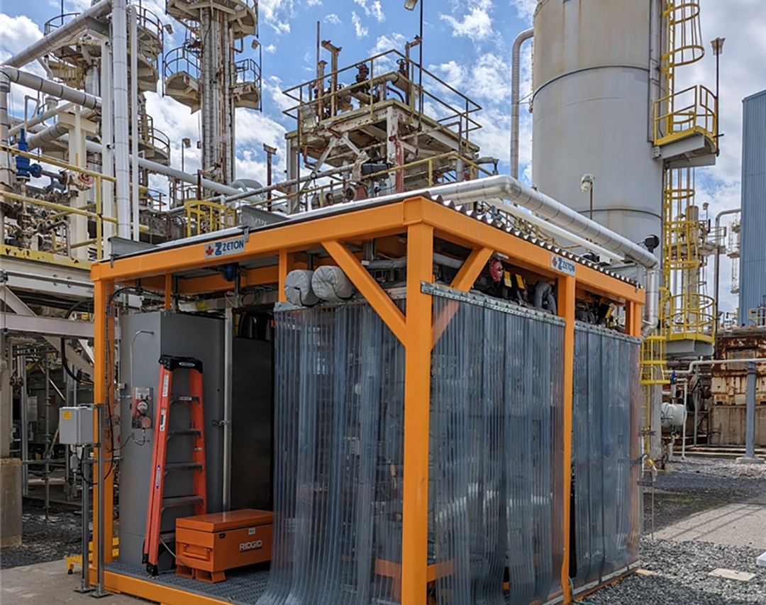 Unidade piloto modular usada para o desenvolvimento da tecnologia de separação de olefinas através do uso de membranas, Foto: Divulgação/Baskem, Foto: Divulgação/Braskem Braskem e Ardent desenvolvem tecnologia para separar olefinas e parafinas