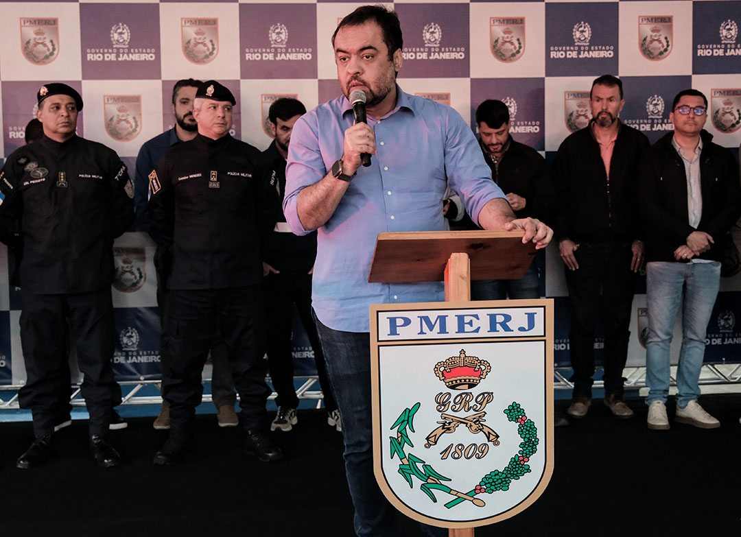 Foto: Divulgação/GOVRJ Cláudio Castro entrega viaturas e inaugura obras de infraestrutura em Nova Friburgo