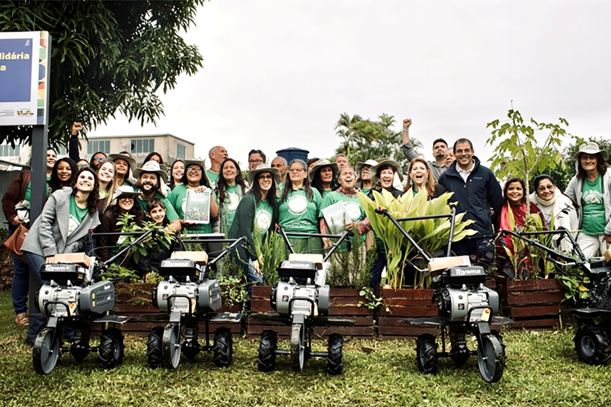 Foto: Divulgação Instituto Zeca Pagodinho forma agricultores em projeto de agricultura urbana e economia solidária em Xerém