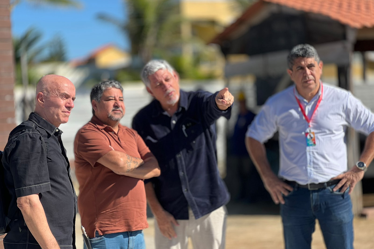 Foto: Divulgação/Maricá Prefeitura de Maricá avança nas obras da Praça das Utopias, em Cordeirinho