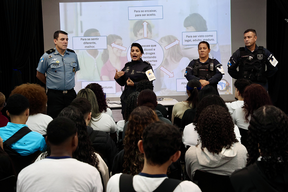 Foto: Rogério Santana/GOVRJ Referência nacional, Polícia Militar do Rio forma instrutores do Proerd de outros estados