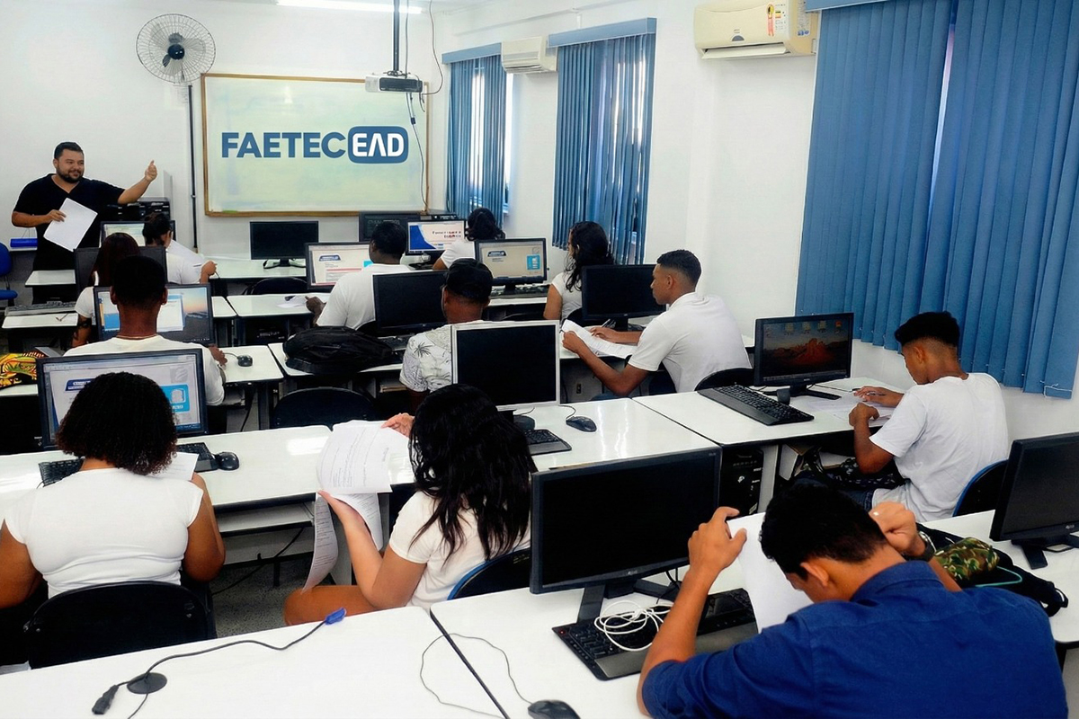 Foto: Divulgação/GOVRJ Faetec abre mais de 12 mil vagas gratuitas para cursos técnicos em parceria com Senai e Senac